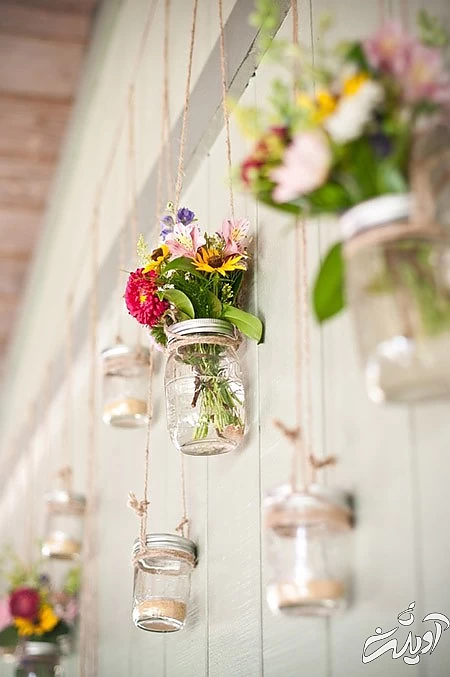 تزیین شیشه سس,استفاده از شیشه های انواع مواد غذایی ,انواع تزیین شیشه سس